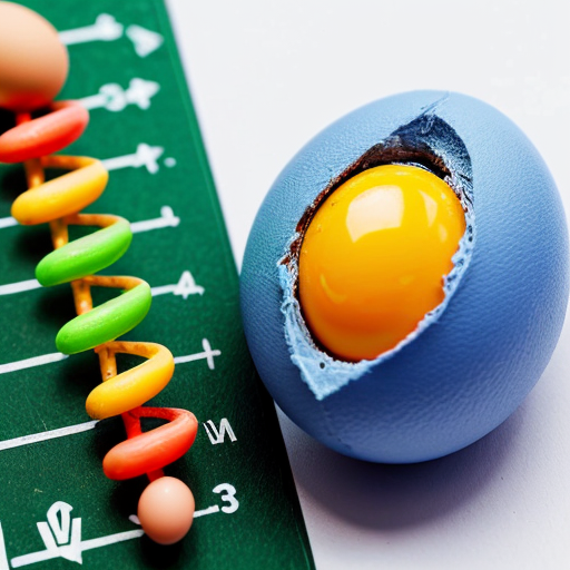 atom with DNA with cell with egg