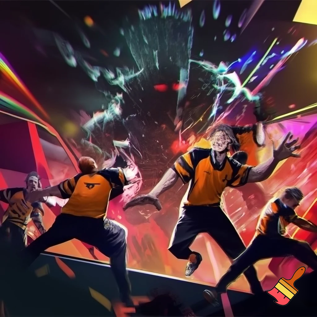 Fnatic team fighting a big Digga D