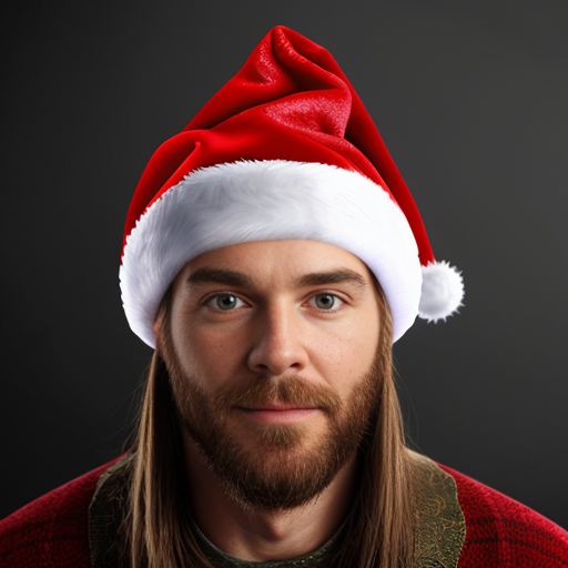 Christmas wizard hat