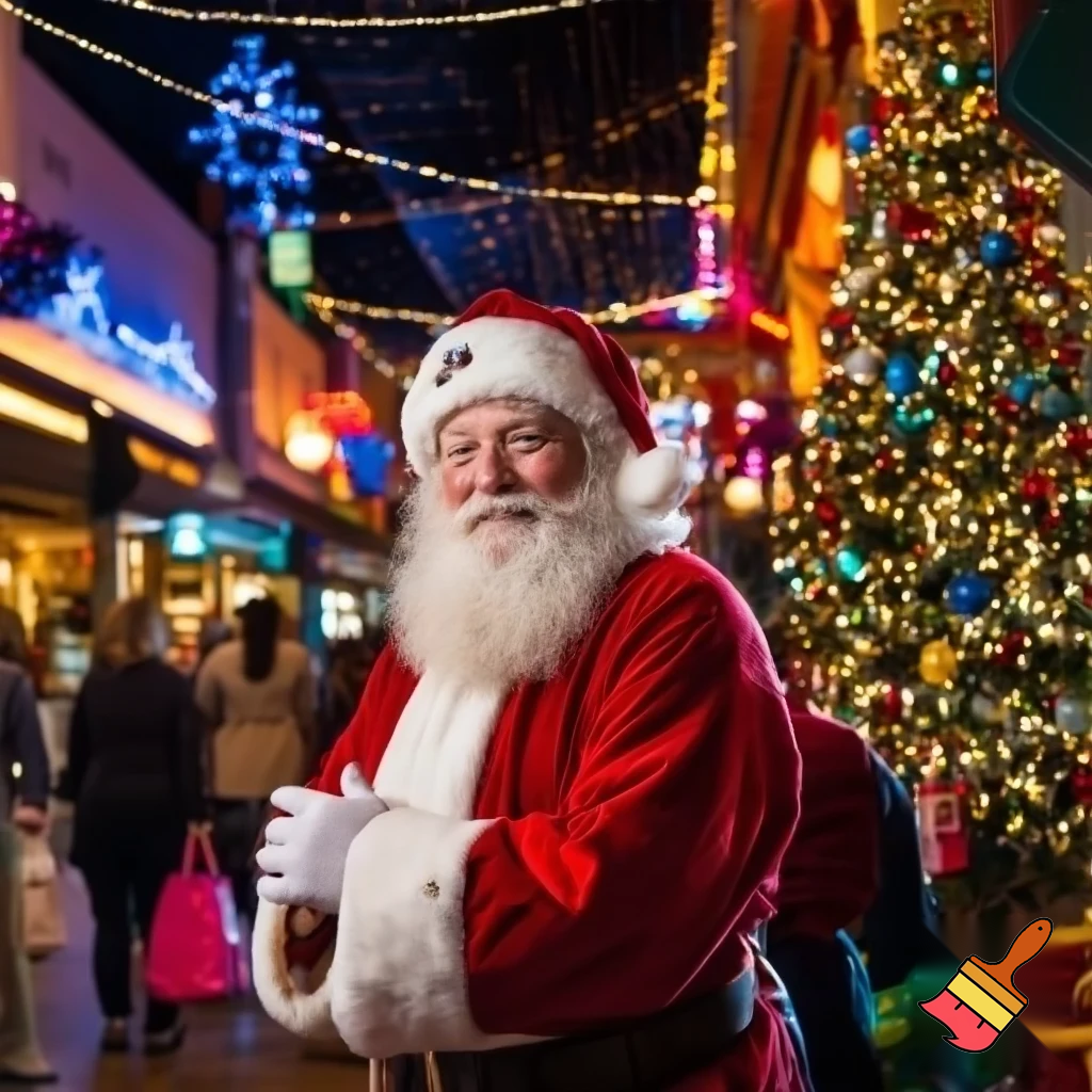 Santa Claus at Cranbourne shopping Centre