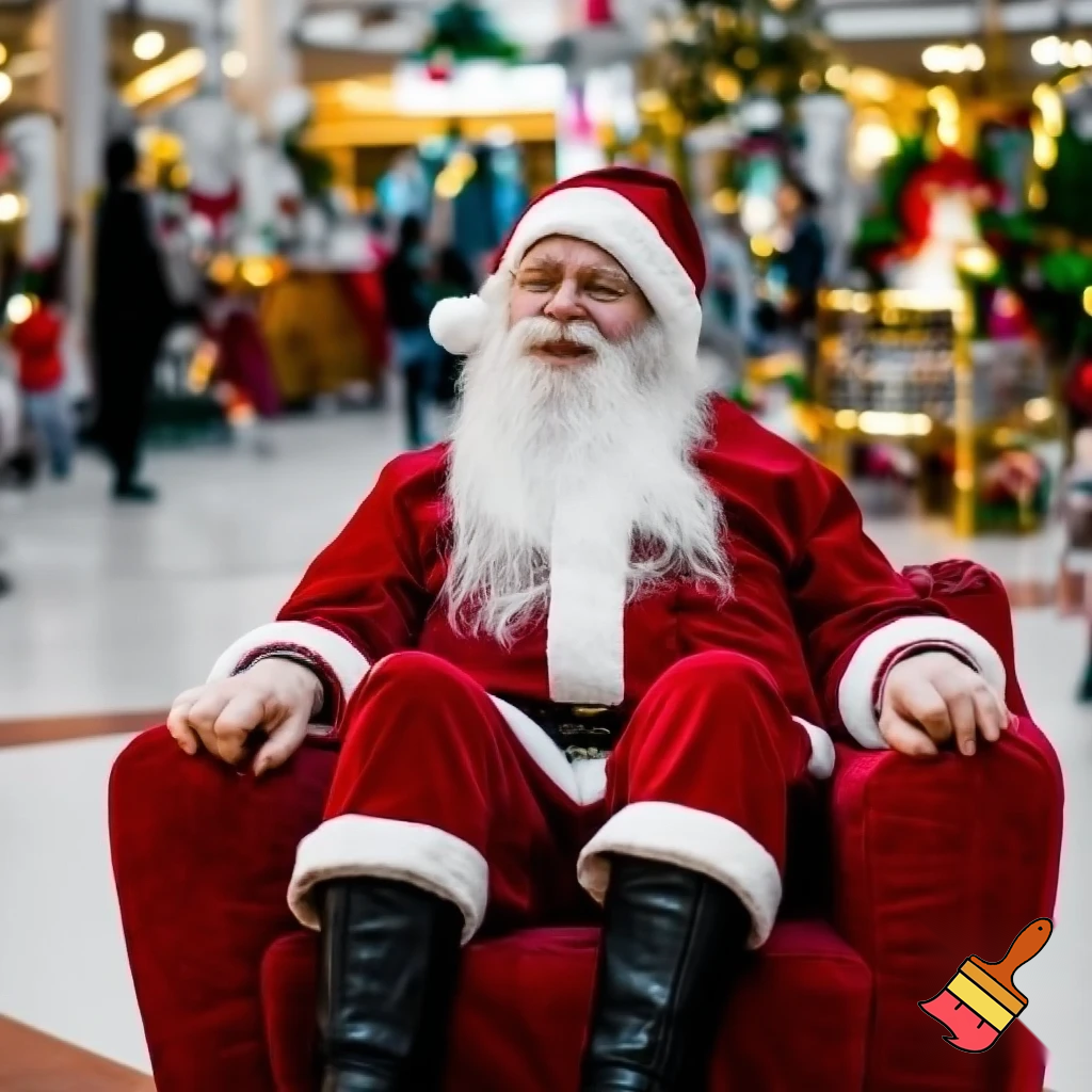 Santa Claus chair💫🌠⭐️🌟 Santa Claus shopping centre shopping centre