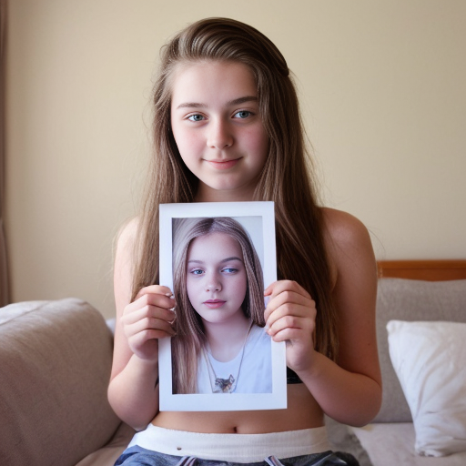 Make a picture of a 18 year old, rich girl