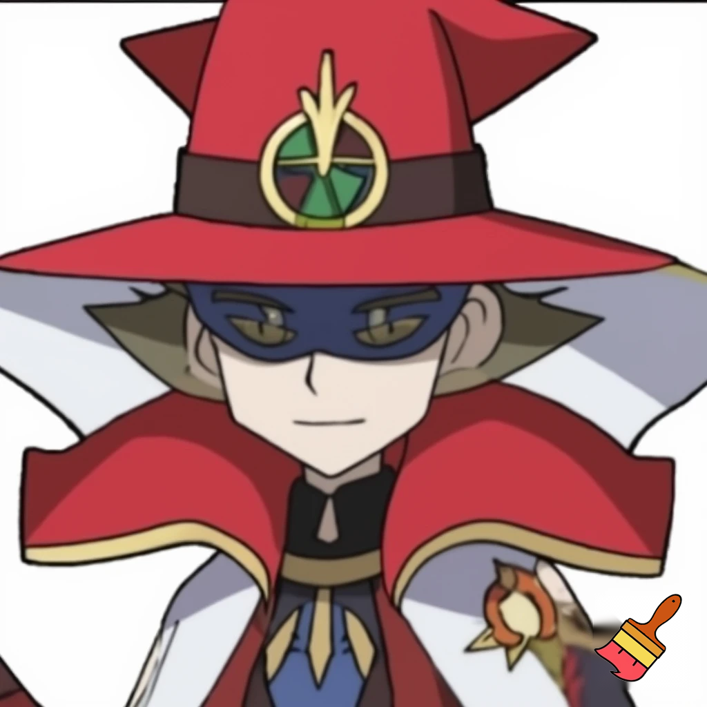 The pokemon "Ledian" dressed red mage attire