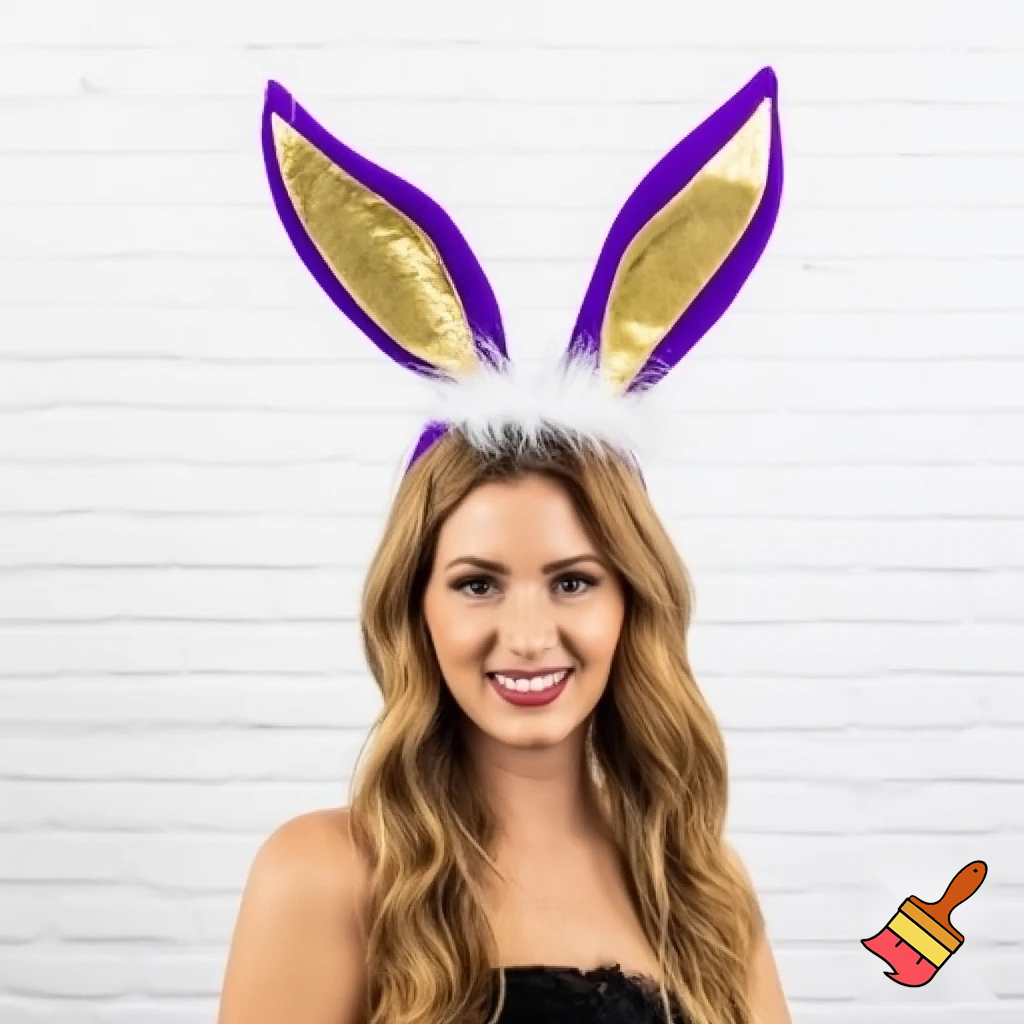 Easter top hat headband Easter bunny headband, purple and white with gold Easter top hat headband and fabric velvet and fabric velvet top head headband top hat headband