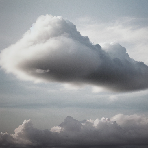 create grey big forms clouds 