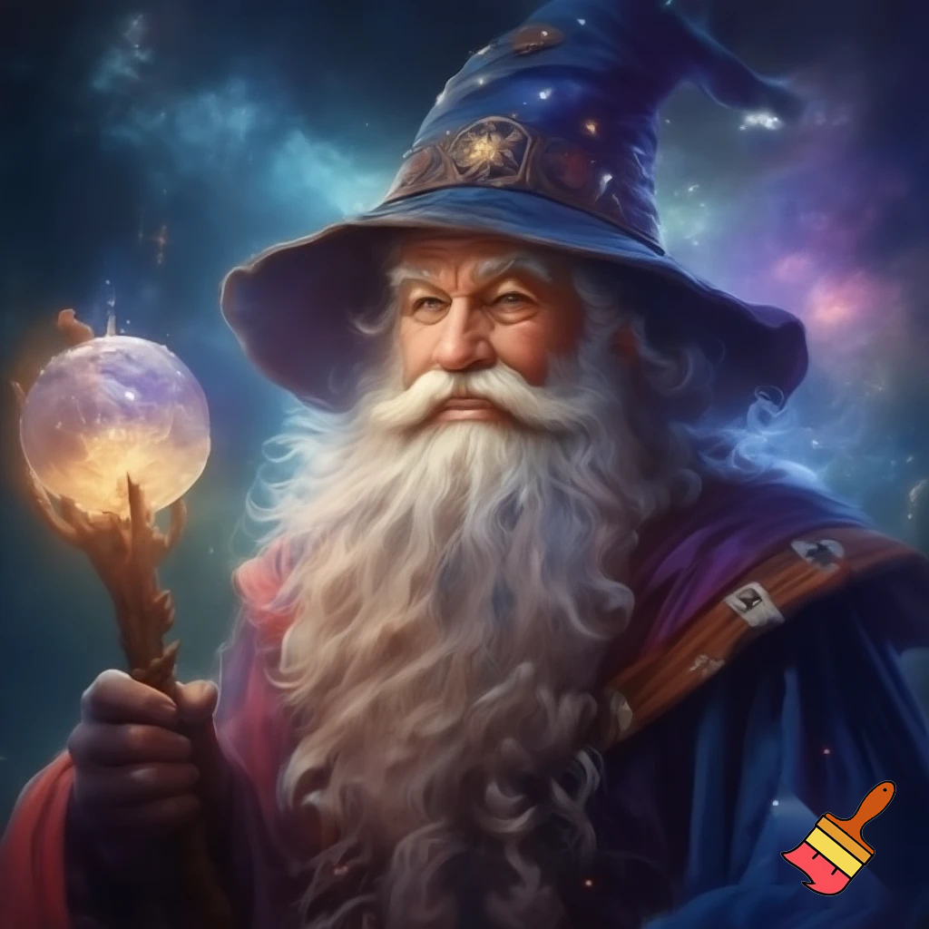 Wizard Santa Claus hat