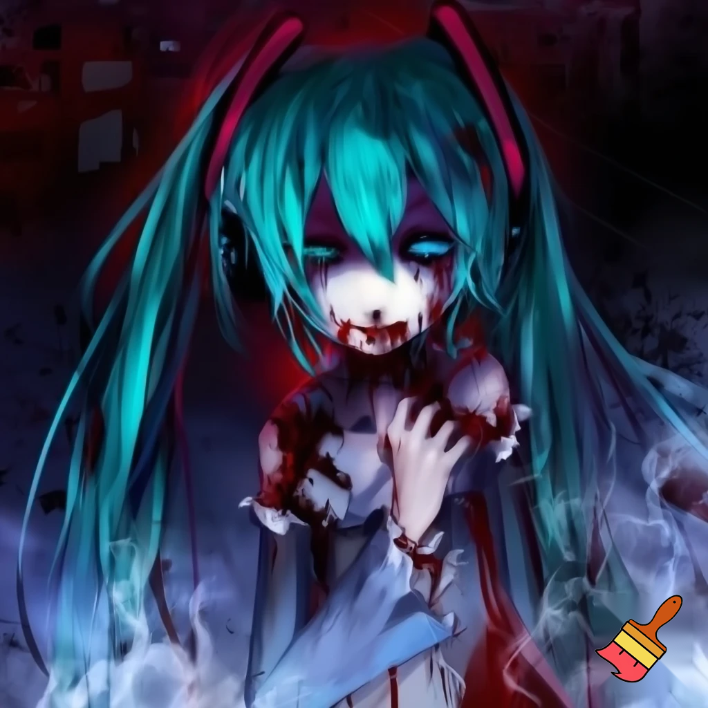 hatsune miku bloody