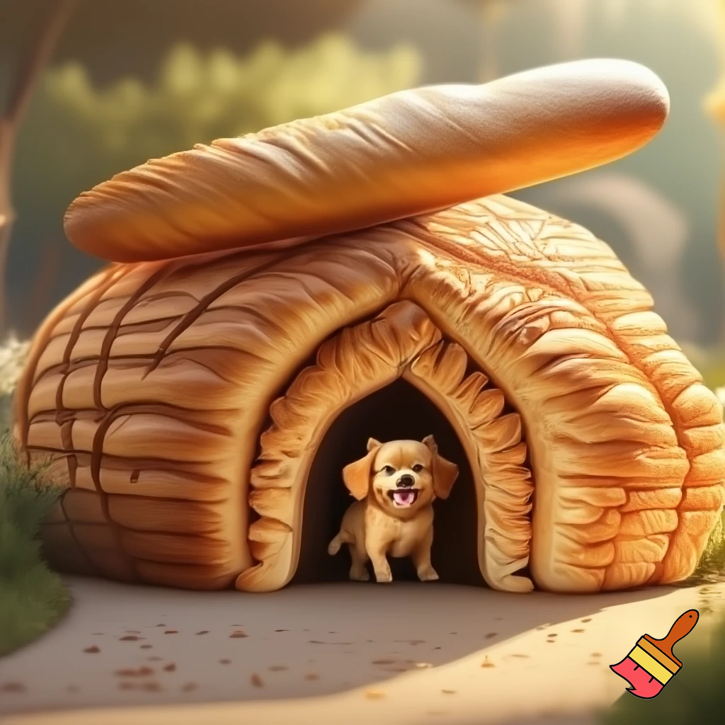 Finer bread dog house