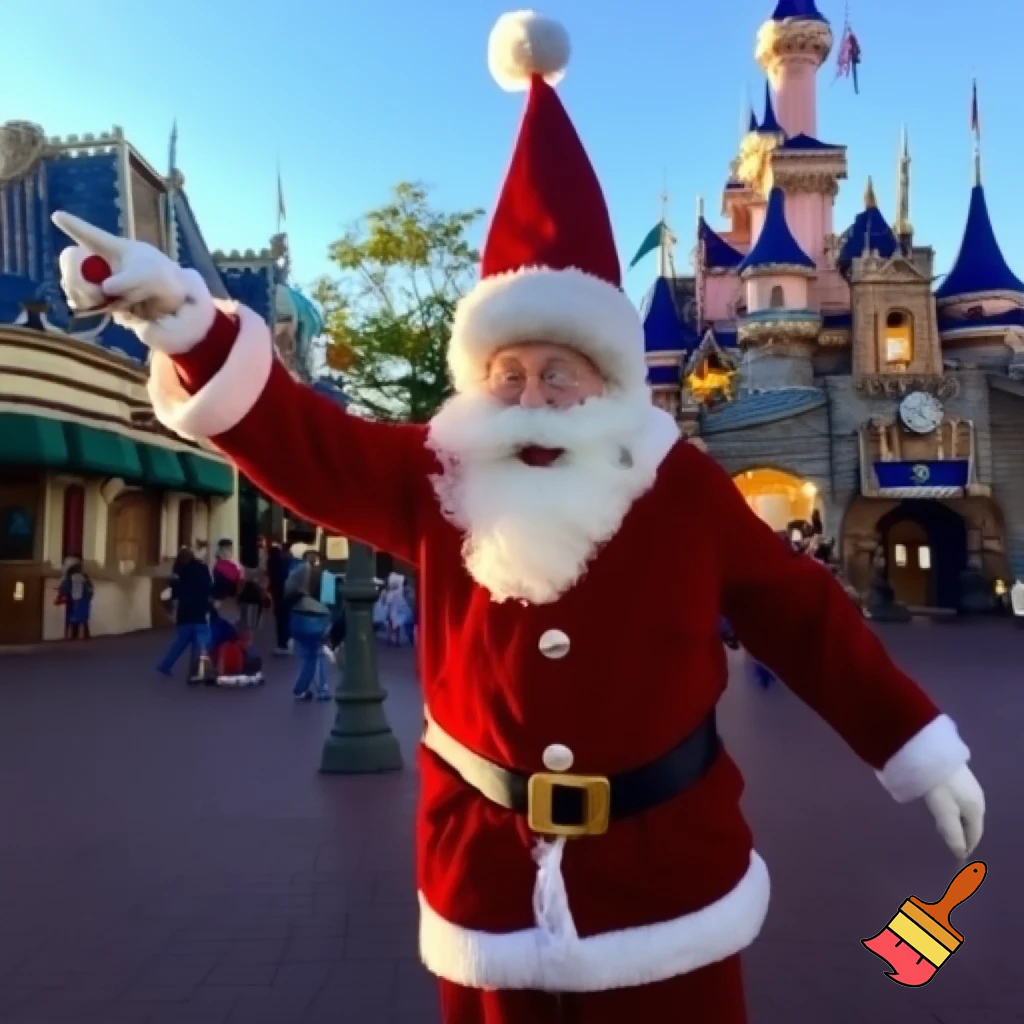 Santa Claus, Paris Disneyland