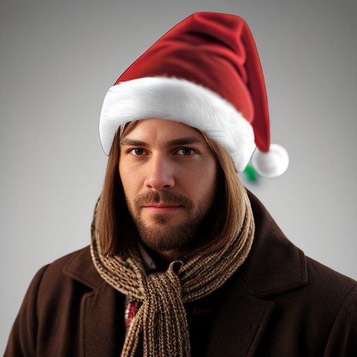 Christmas wizard hat