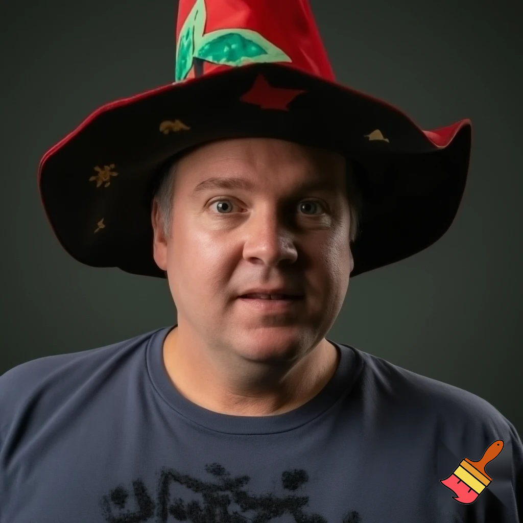 Christmas wizard hat a T-shirt magic T-shirt a big one Bailey Tully’s