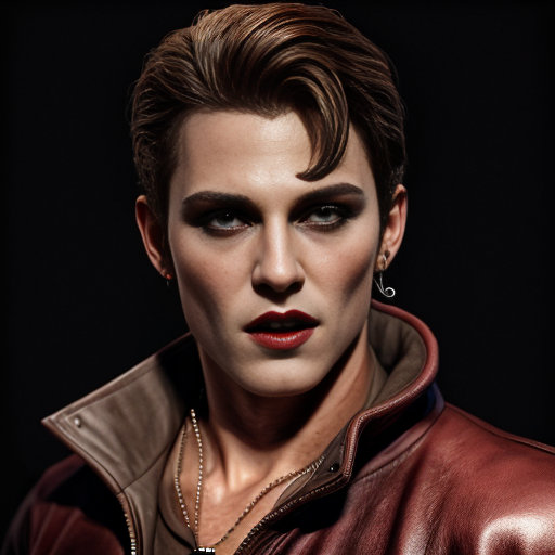 Vampire Prince with Brown Hair 