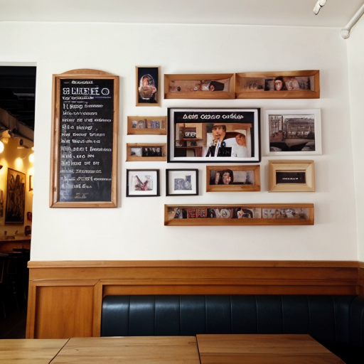 wall of a spanish cafe