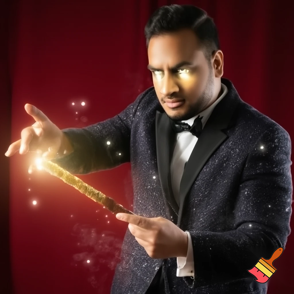 Magic magic Christmas magician an adult kid an adult kid wand magic wand