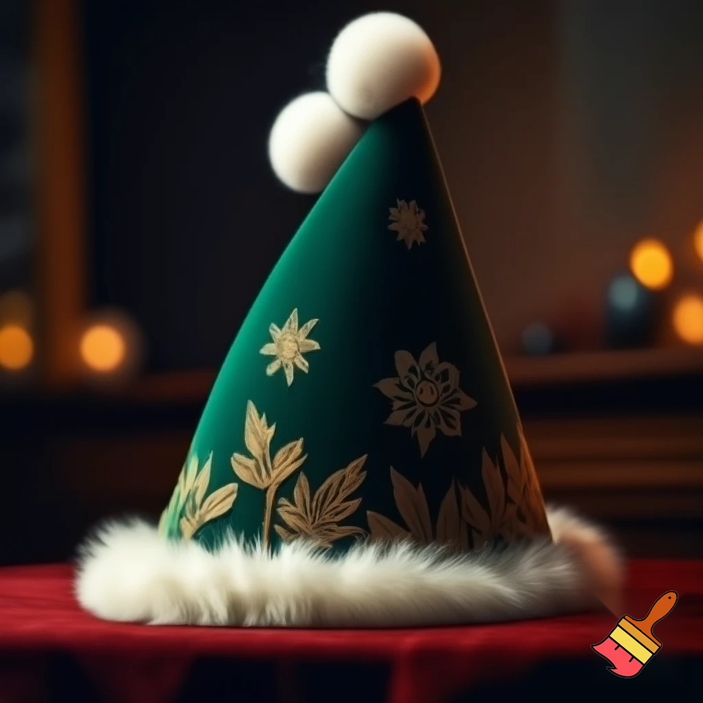 Christmas wizard hat