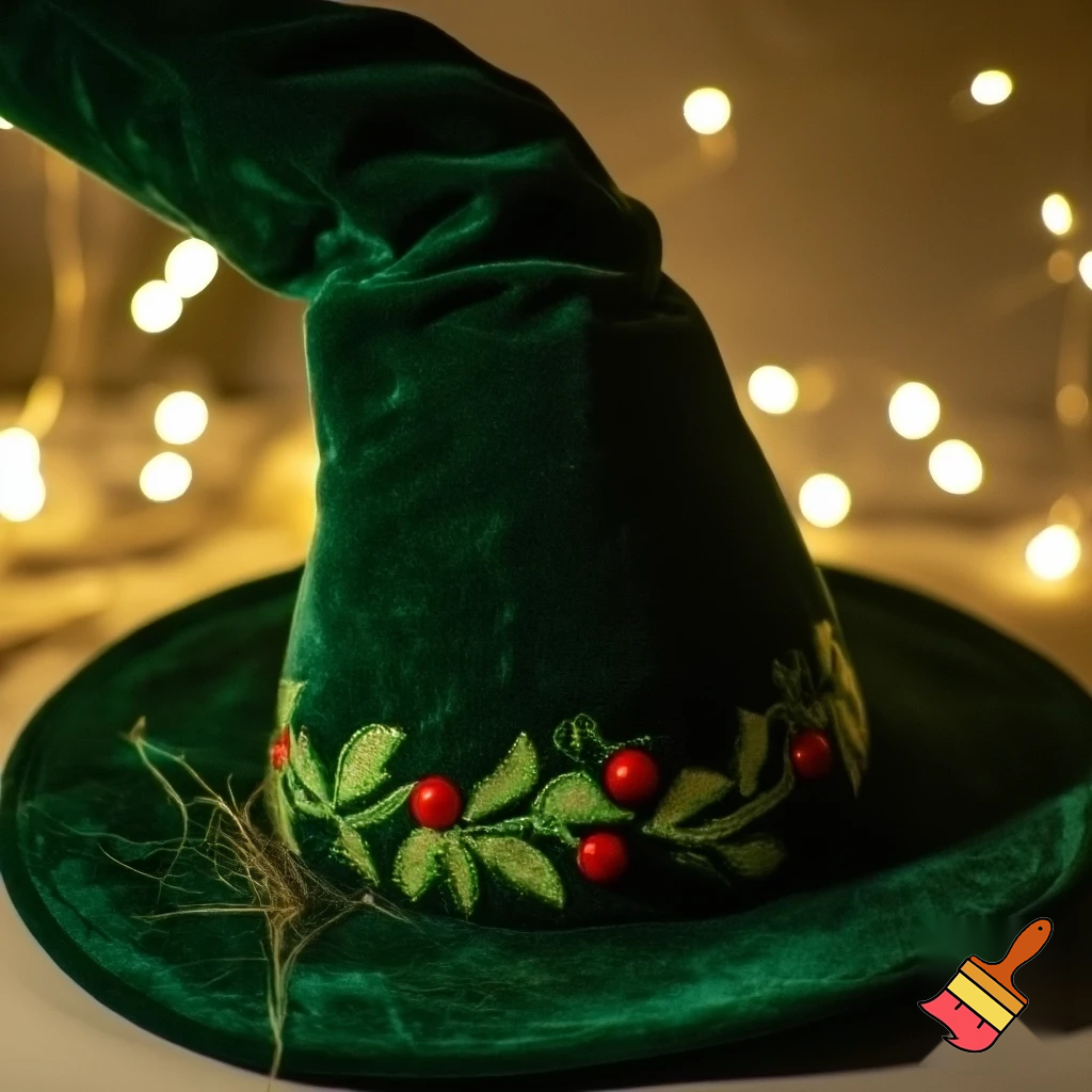 Christmas wizard hat