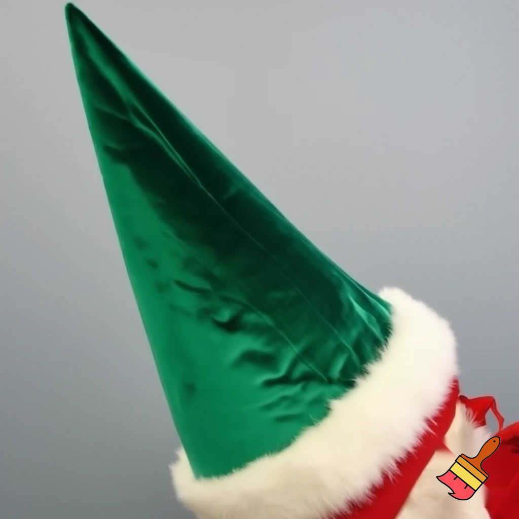 Wizard velvet hat, Christmas hat, Santa Claus hat and fabric