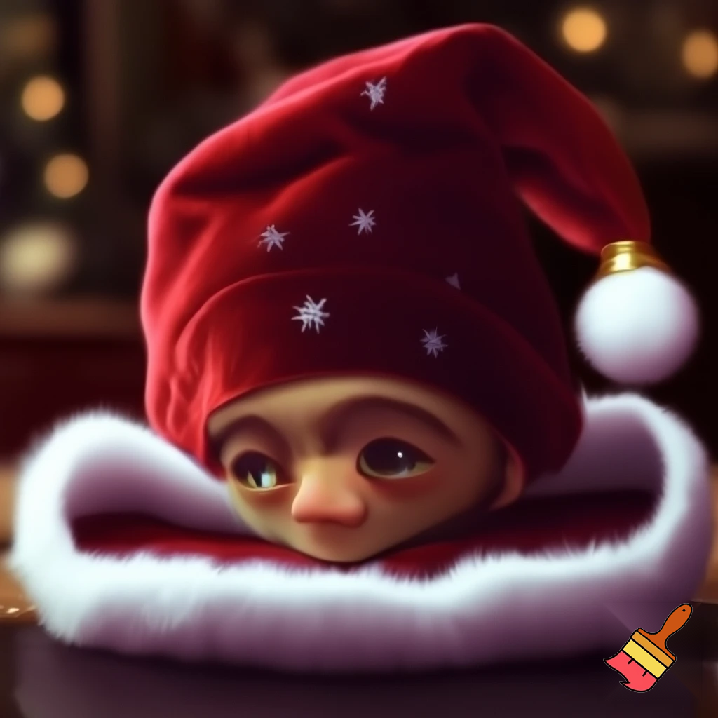 Christmas Santa Claus hat velvet Alfie hat elf elf hat