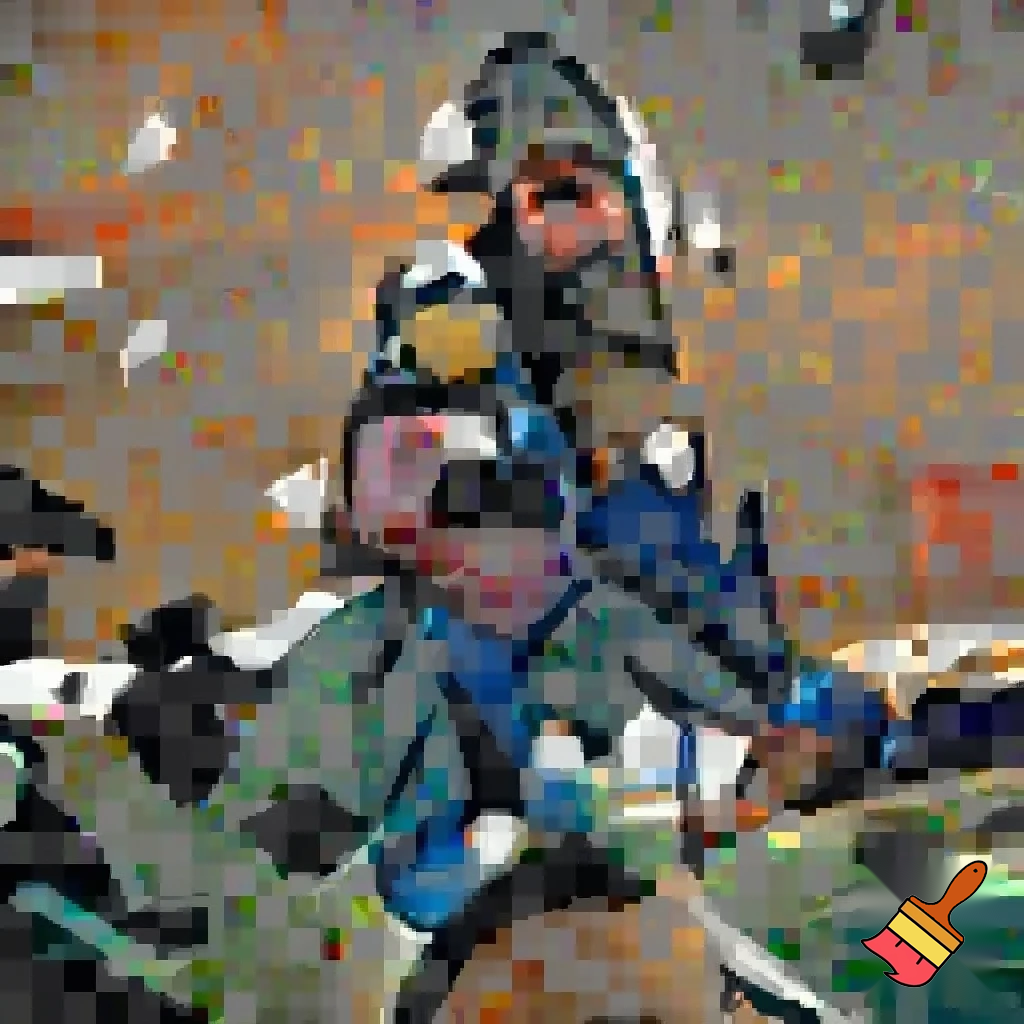 A detailed, cinematic portrait of an Asian female Lighthouse Explorer Commander standing in a desert landscape within the Ether. She wears the official Explorer uniform for a group leader: a deep blue travel coat with yellow accents along the seams and straps, slightly worn and dusted with sand, flowing dramatically in the wind. Her coat has multiple functional pockets for maps, runes, and tools, reinforced tactical straps, and a high collar. She wears a patrol cap with sand-protected goggles resting on top, and tall knee-high combat boots, slightly scratched from long expeditions.

Her expression is focused and determined, eyes sharp and scanning the horizon. She has faint bruises and scratches on her face, showing signs of recent battles, but maintains a calm, commanding presence. On her arm, she wears a yellow leadership armband, symbolizing her rank. Her hands rest confidently on a hybrid lantern-sword, a unique weapon combining Ether energy and physical blade, glowing faintly with runes.

The coat’s inner lining glows subtly with Ether runes, reflecting her connection to dimensional energy. The belt has additional attachments: a small splinter of Scarlet Stone, hooks for tools, and a sheath for her short runic dagger. Her stance is dynamic yet authoritative, weight balanced for combat or quick movement. The desert wind stirs her hair and coat, sending sand particles into the air, highlighted by warm sunlight and soft atmospheric haze.

Style: hyper-detailed, realistic anime-inspired, cinematic lighting, expressive facial features, intricate clothing textures, glowing subtle magical effects, functional tactical gear, dynamic composition, soft ambient particles around her, heroic and commanding aura.”**