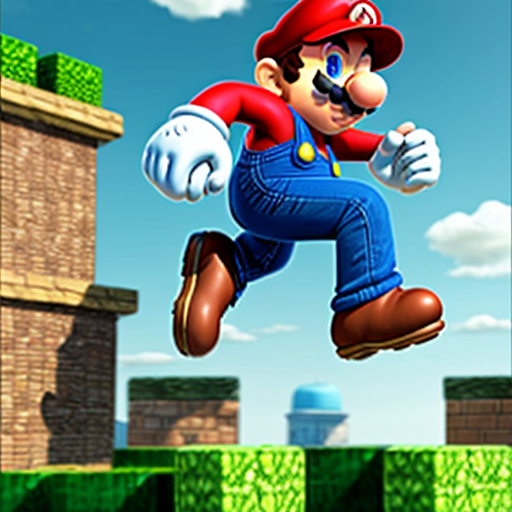 Mario jumping