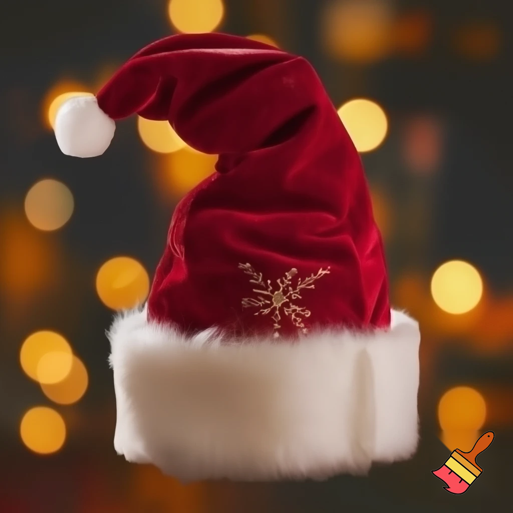 Christmas velvet hat elf on the shelf hat velvet