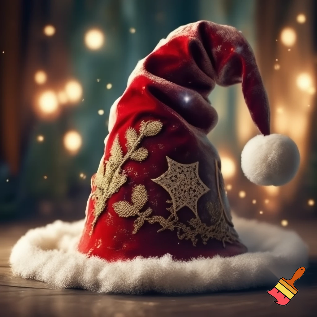 Christmas wizard hat