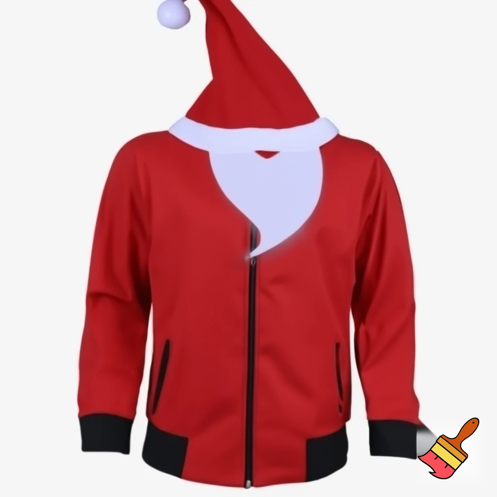 A wizard jacket Christmas jacket Santa Claus wizard Christmas shoes Christmas wizard hat a large one