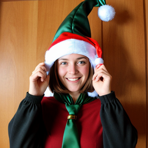 Christmas wizard hat costume