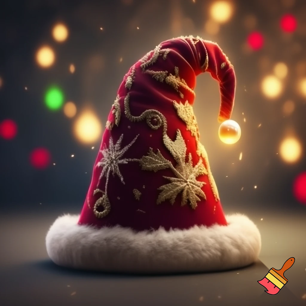 Christmas wizard hat
