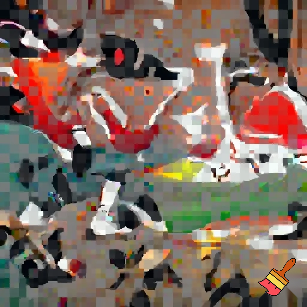 Little Dipper Pines hair red t-shirt brown short pants white socks black and white sneakers and Little Tiana red white dot bow in hair white t-shirt red white dot mini skirt white socks red shoes (the princess and the frog) on a sitting Cloud on a lava "Lava"