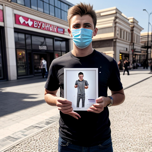 Оштрафован молодой человек, справивший нужду перед торговым центром в Баку