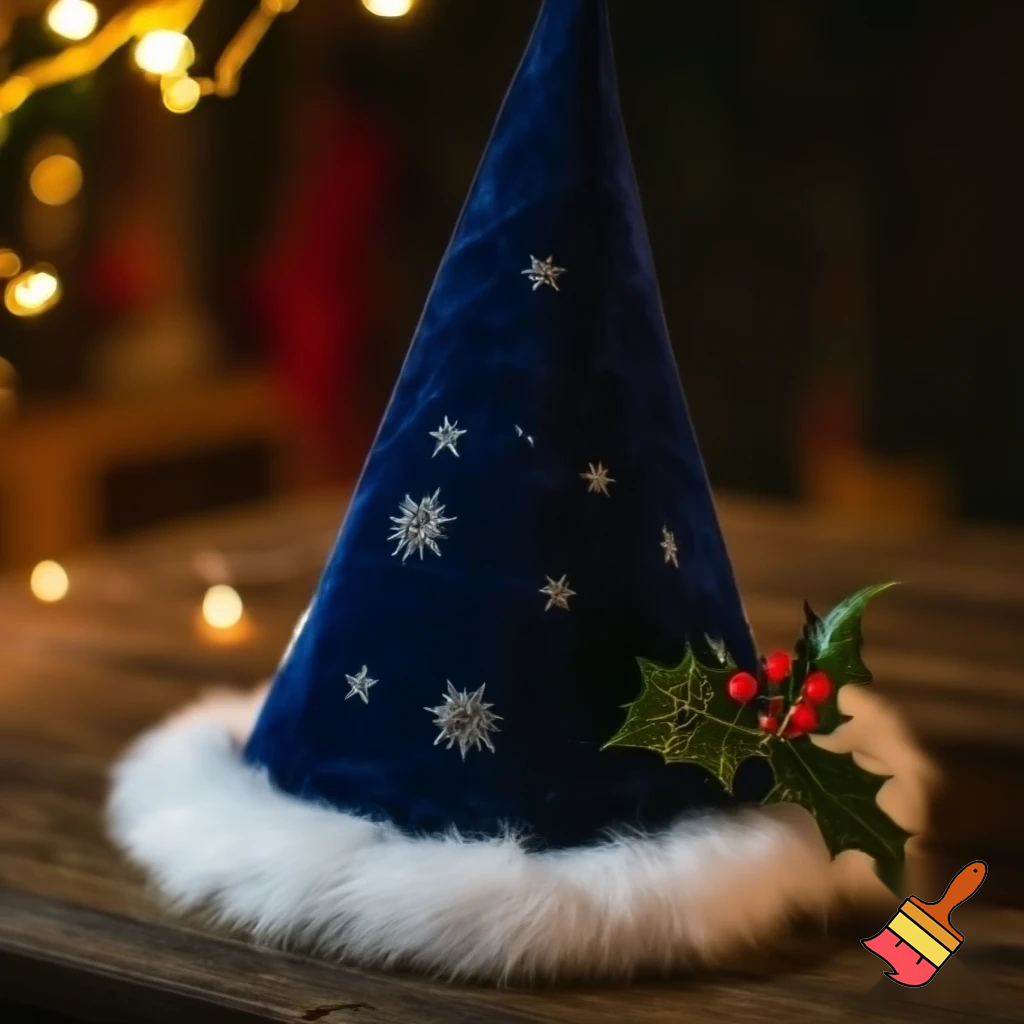 A wizard Christmas hat