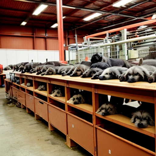 factory where they make puppies