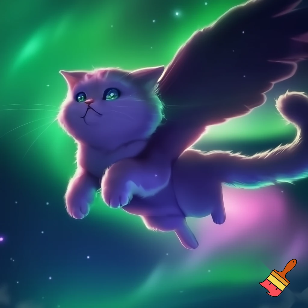 flying cat