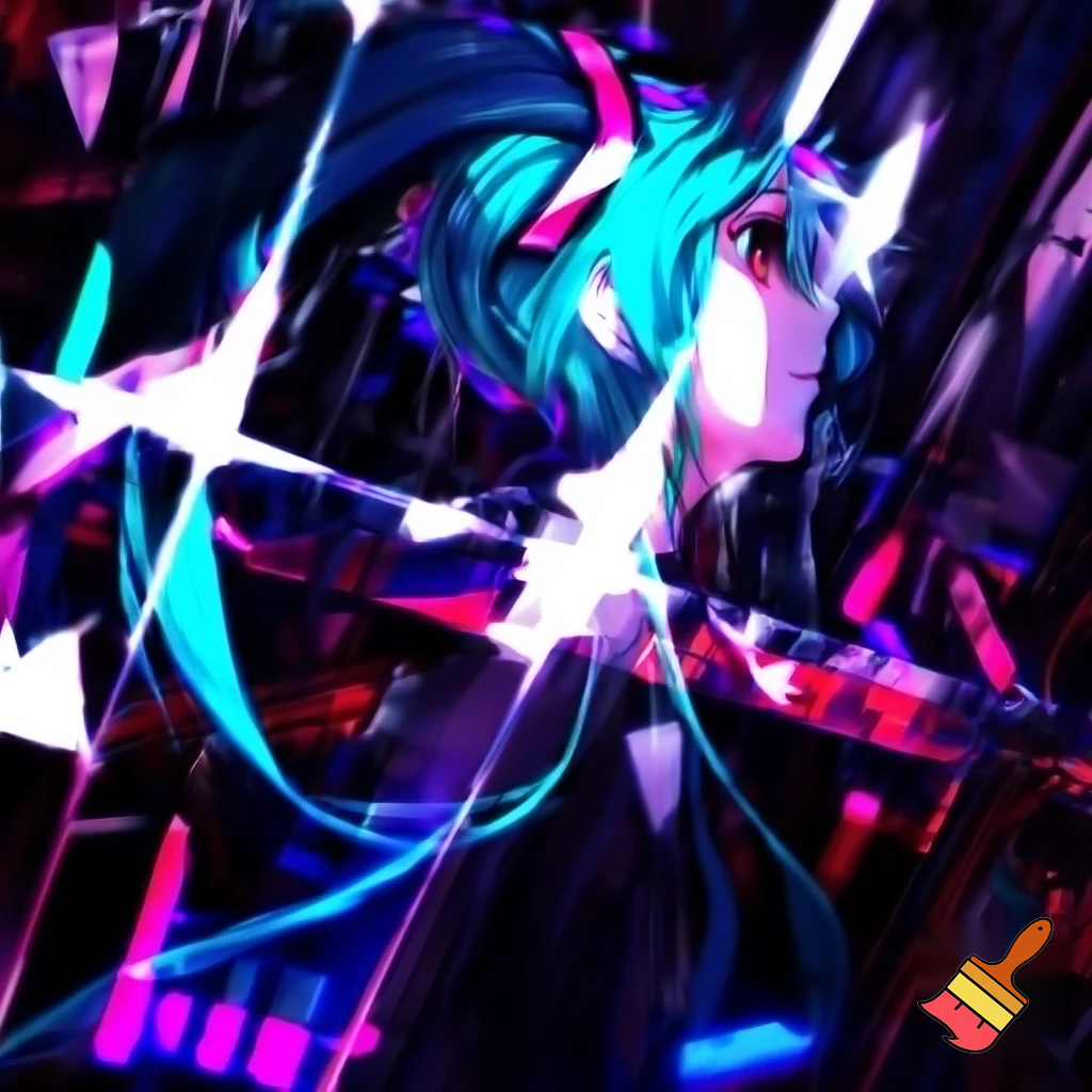 Distorted Hatsune Miku