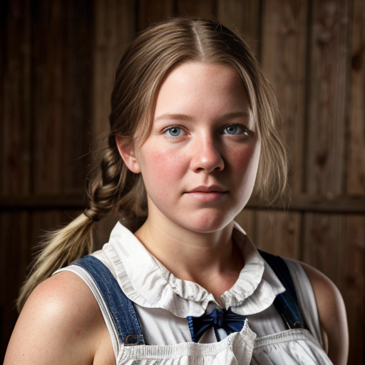 Melissa Gilbers as Laura Ingalls from Little House on Prairie