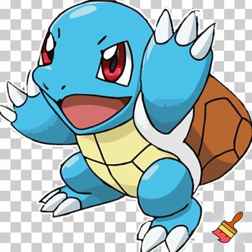 blue agumon digimon squirtle pokemon fusion