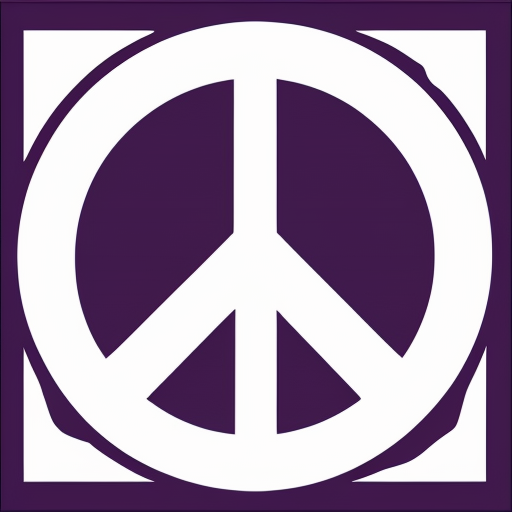 a peace through athletics symbol
