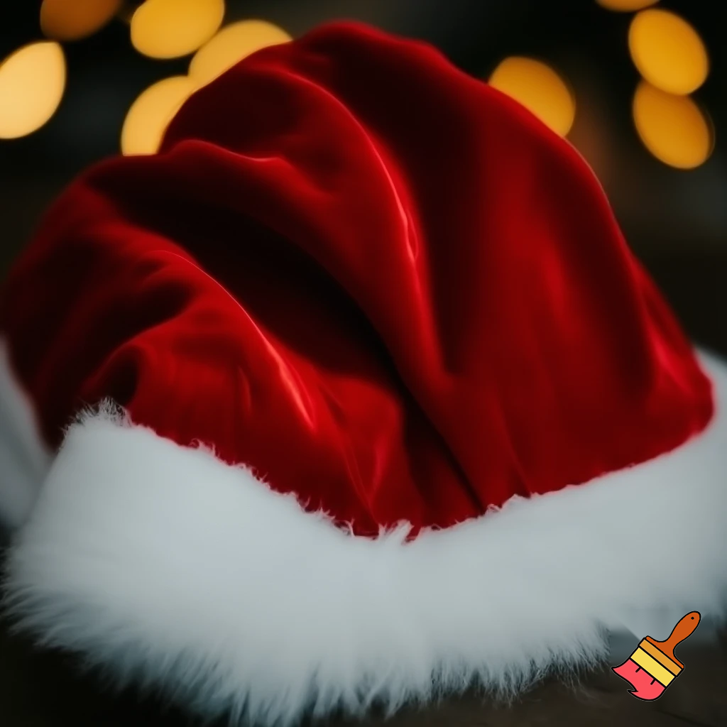 Christmas hat, Santa Claus hat velvet hat offensive hat special in delicate and Velvet