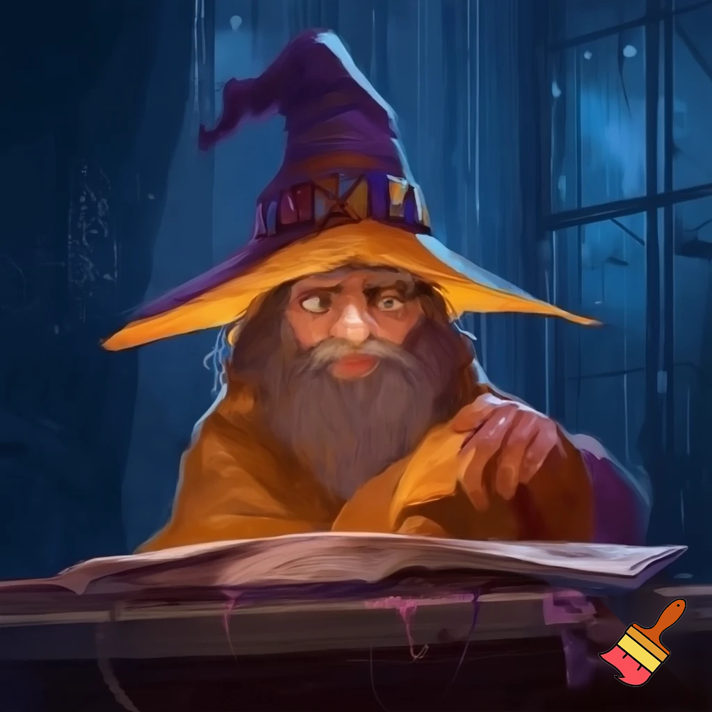 A wizard Christmas hat
