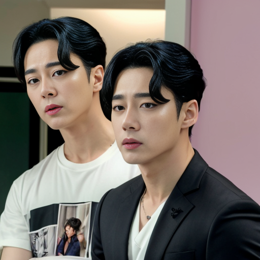 Kdrama ceo hot black hair 