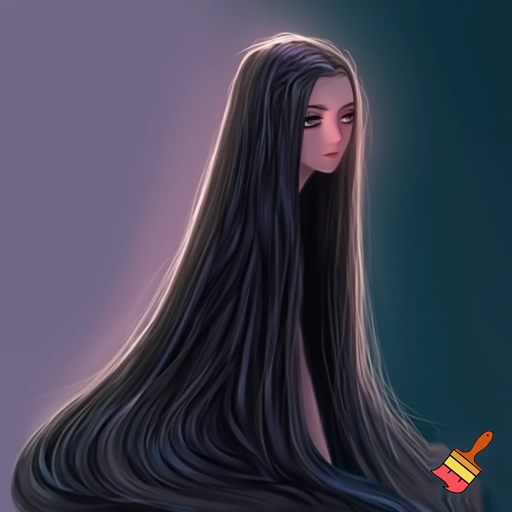 girl with long long long long long hair
