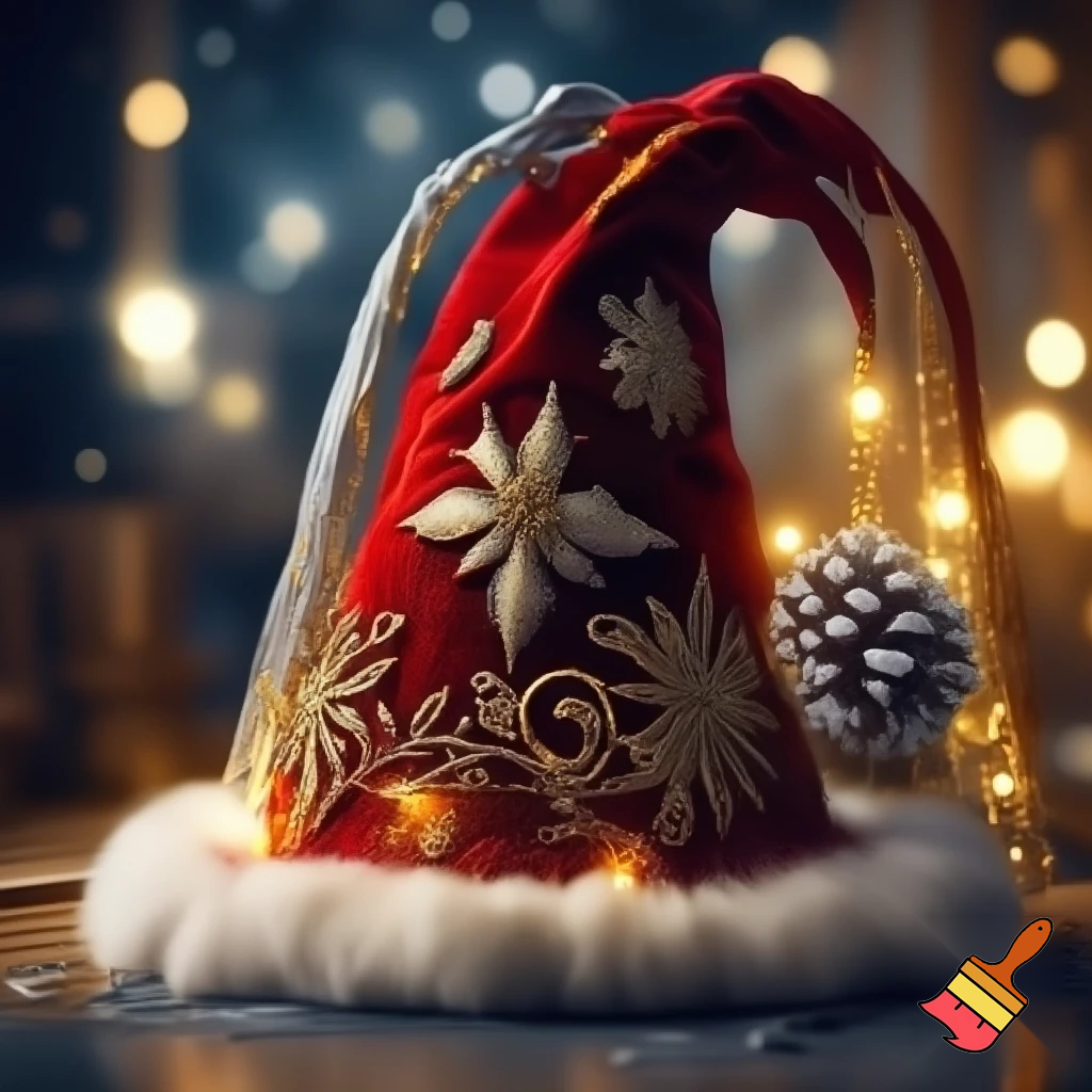 Christmas wizard hat