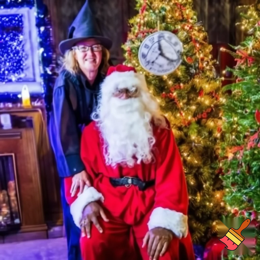 A wizard hat Christmas hat Santa Claus hat