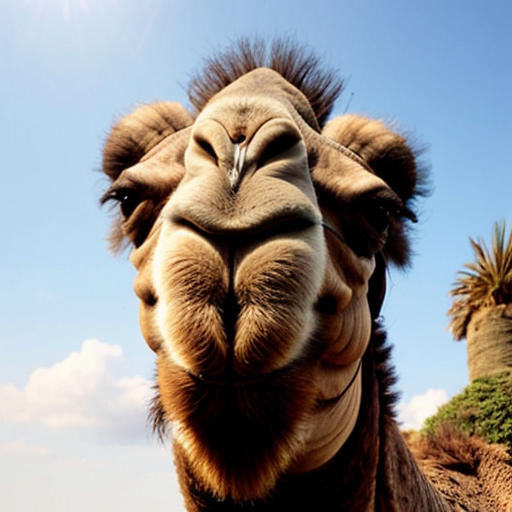 A camel with bird wings