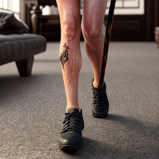 Candy walking stick walking