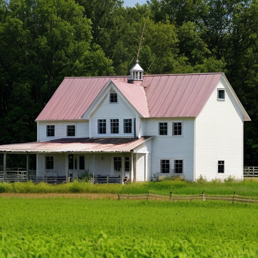 a normal farm house