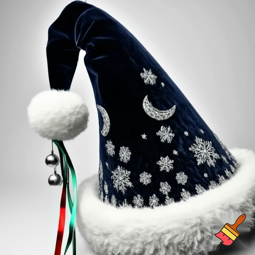 Christmas wizard hat