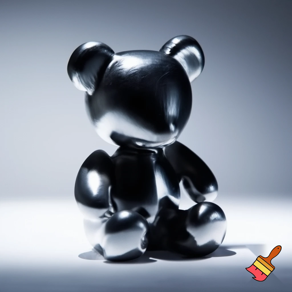 aluminum teddy bear
