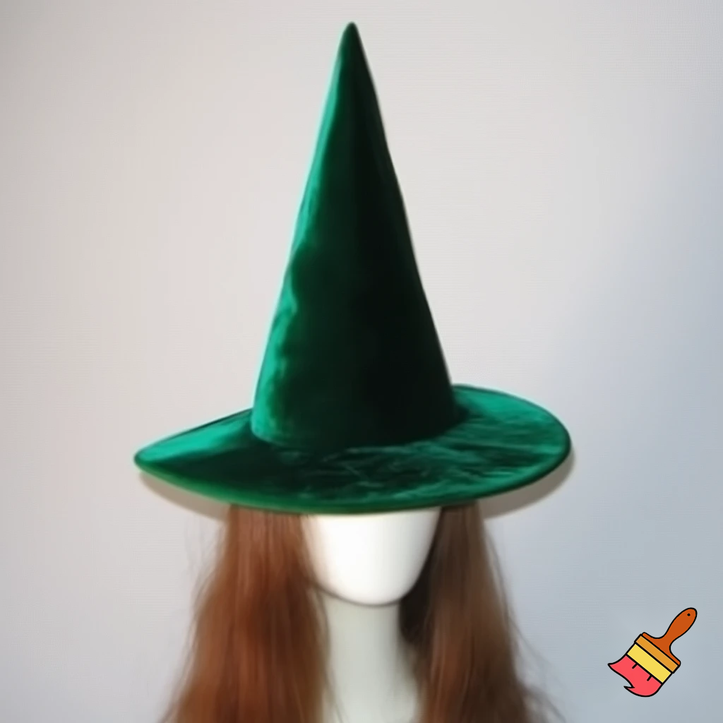 Christmas wizard hat read velvet